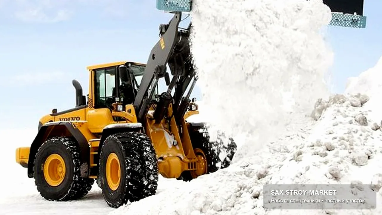 спецтехника — подъезд техники к рабочей зоне для объекта в Южно-Сахалинске, ракурс 62