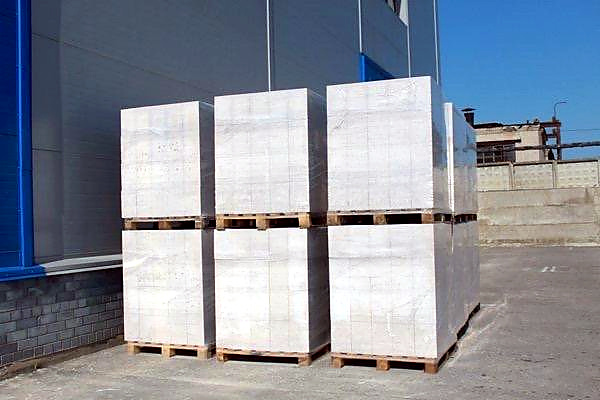 газоблоки — газоблок на палете для Сахалинской области, ракурс 9