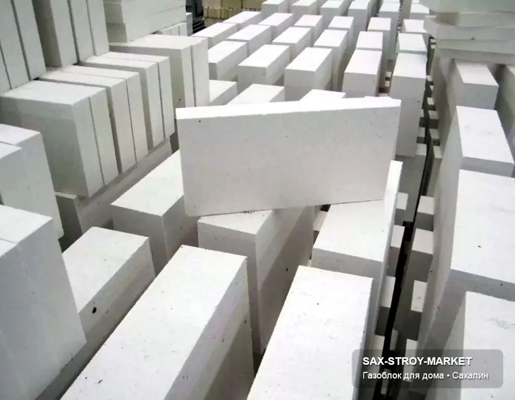 газоблоки — партия блоков для стен для Сахалинской области, ракурс 27