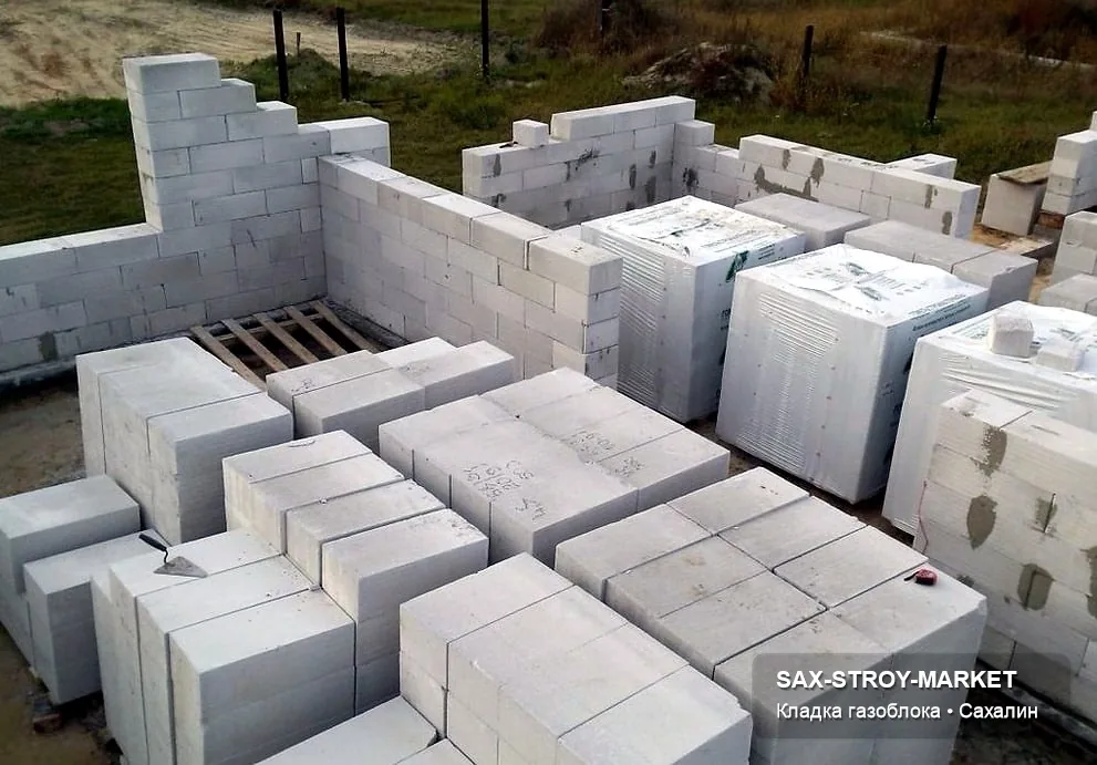 газоблоки — кладка из газобетона для условий Сахалина, ракурс 64
