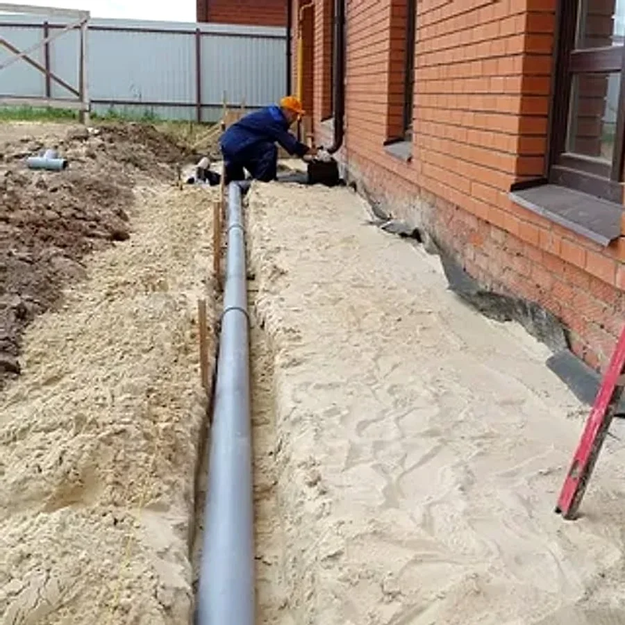 дренаж — линия водоотвода для условий Сахалина, рабочий ракурс 244