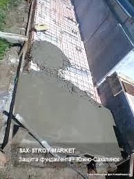 отмостка — уклон от здания для объекта в Южно-Сахалинске, рабочий ракурс 23