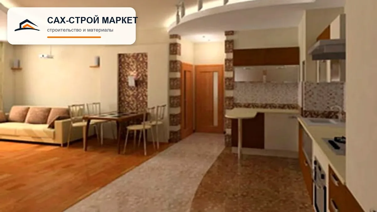 ремонт / капремонт — ремонт квартиры для условий Сахалина, рабочий ракурс 43