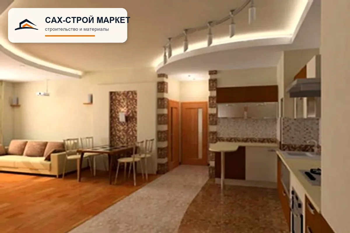 ремонт / капремонт — ремонт квартиры для условий Сахалина, рабочий ракурс 46