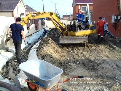 бетонные работы — опалубка под бетон для условий Сахалина, рабочий ракурс 28