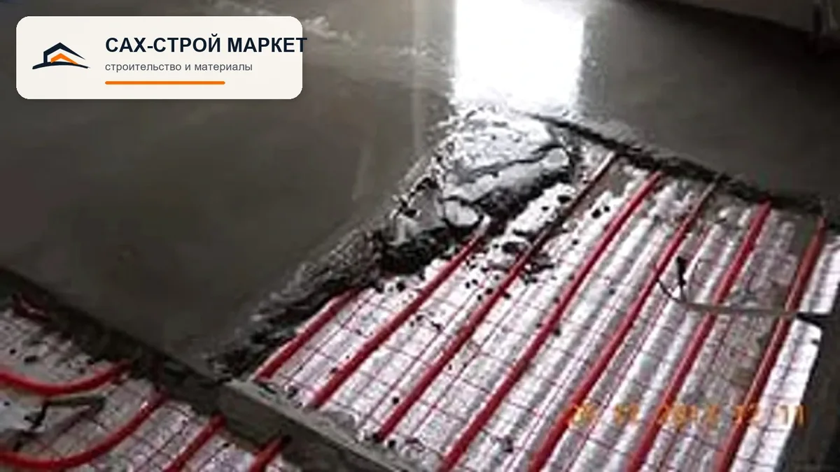 бетонные работы — готовая бетонная плоскость для Сахалинской области, рабочий ракурс 150