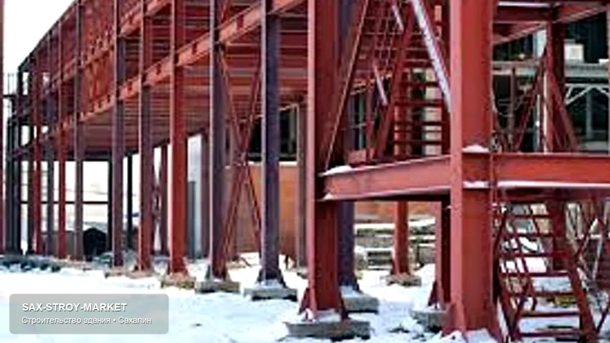 капстроительство — возведение стен для Сахалинской области, рабочий ракурс 3
