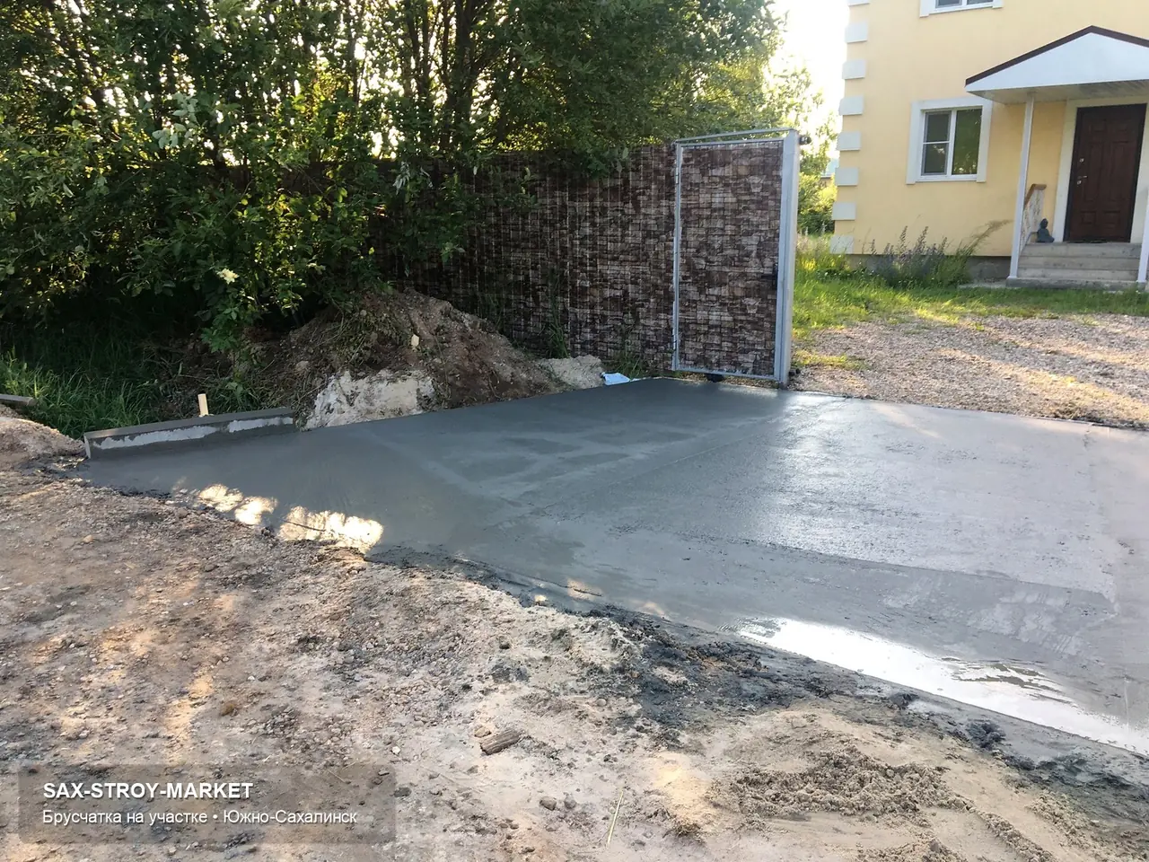 Благоустройство участка: дорожки, площадки и водоотвод — Южно-Сахалинск, Сах-Строй-Маркет