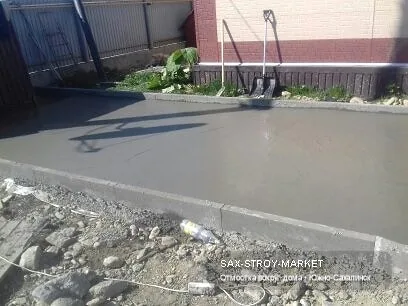 Устройство отмостки: отмостка вокруг дома, покрытие отмостки — Южно-Сахалинск, Сах-Строй-Маркет