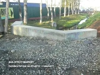 Устройство фундамента: основание под дом, этап монолитного основания — Южно-Сахалинск, Сах-Строй-Маркет