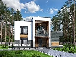 Строительство дома под ключ: частный дом, фасадные детали и участок — Южно-Сахалинск, Сах-Строй-Маркет