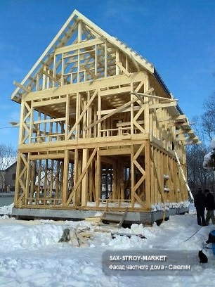 Строительство дома под ключ: частный дом, реализованный объект под ключ — Южно-Сахалинск, Сах-Строй-Маркет