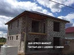 Строительство дома под ключ: частный дом, фасадные детали и участок — Южно-Сахалинск, Сах-Строй-Маркет