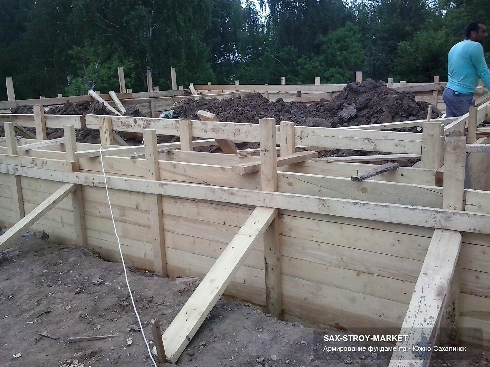 Устройство фундамента: основание под дом, основание после подготовки — Южно-Сахалинск, Сах-Строй-Маркет