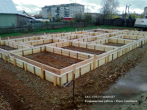 Устройство фундамента: основание под дом, основание после подготовки — Южно-Сахалинск, Сах-Строй-Маркет