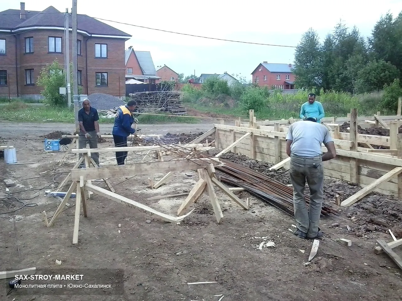 Устройство фундамента: основание под дом, фундамент для частного дома — Южно-Сахалинск, Сах-Строй-Маркет