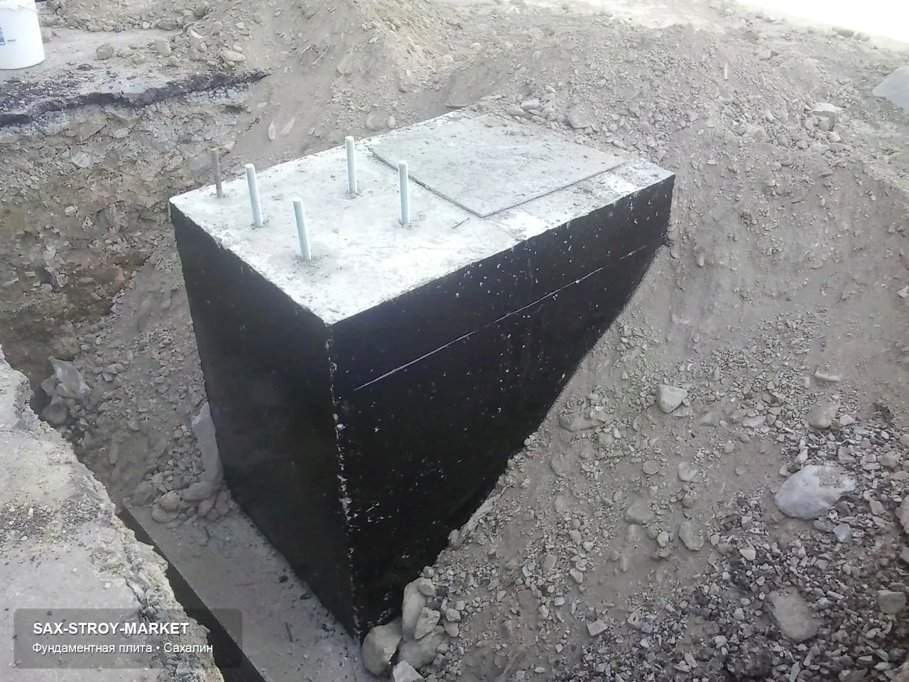 Устройство фундамента: основание под дом, бетонные работы на объекте — Южно-Сахалинск, Сах-Строй-Маркет